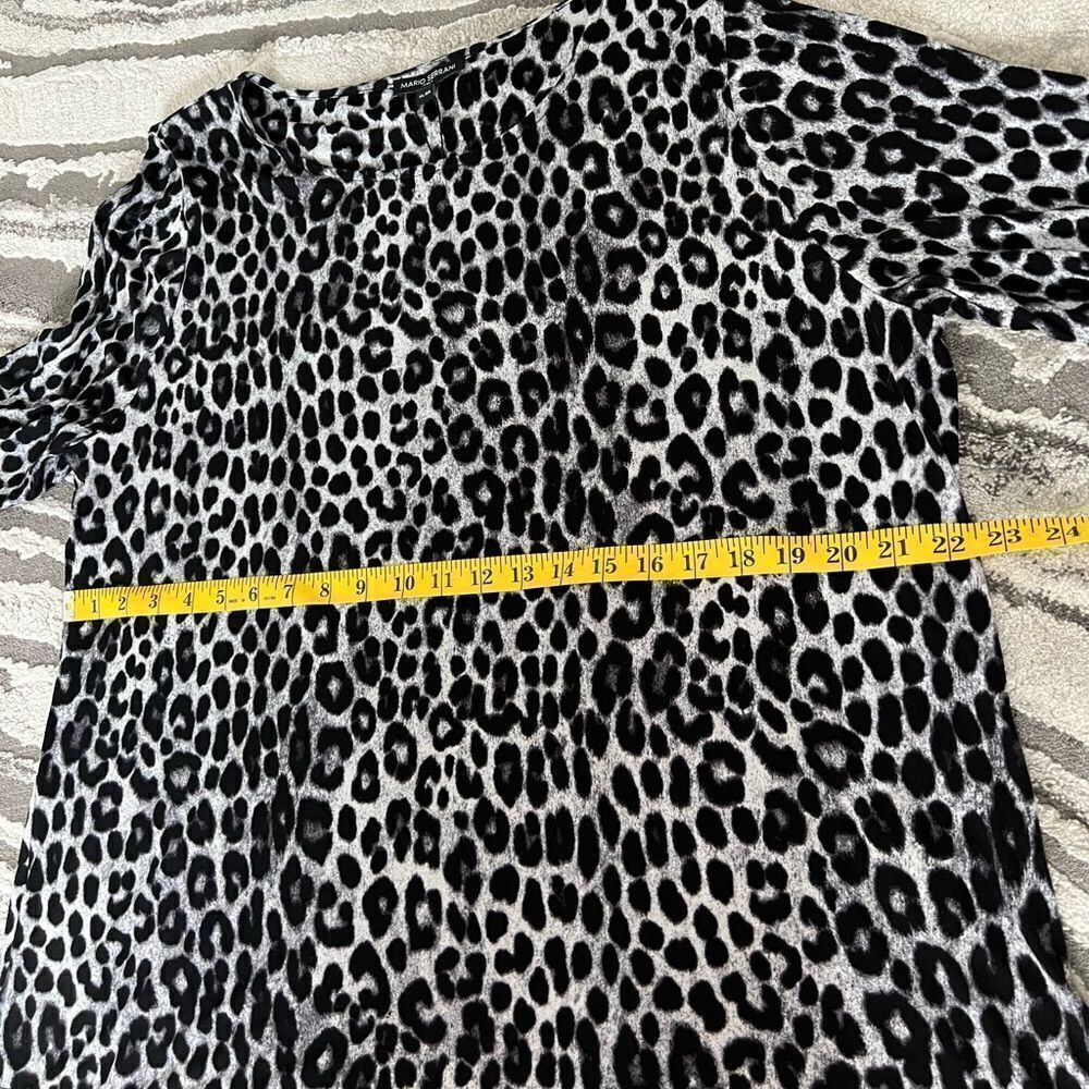 Mario Serrani Snow Leopard Print Tunic - Picture 7 of 9